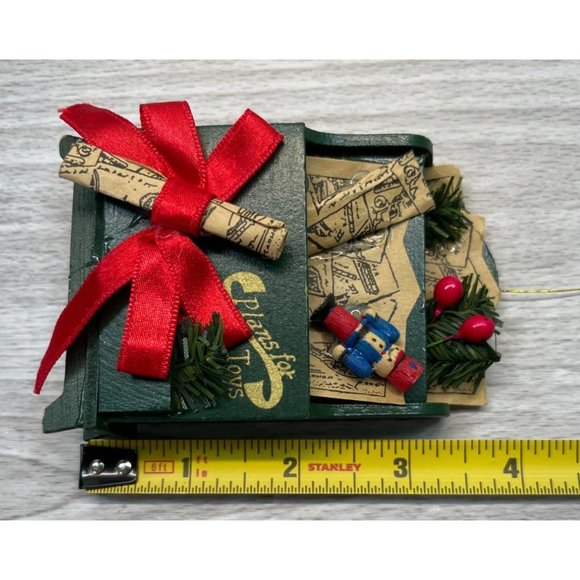 Plans for Toys Wooden Christmas Tree Ornament Vintage Santa's Workshop - Picture 4 of 6